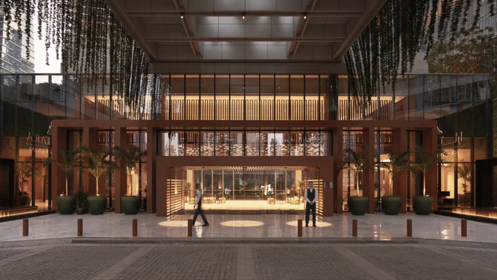 Lobby Glass Installation / Anantara Dowtown / Project