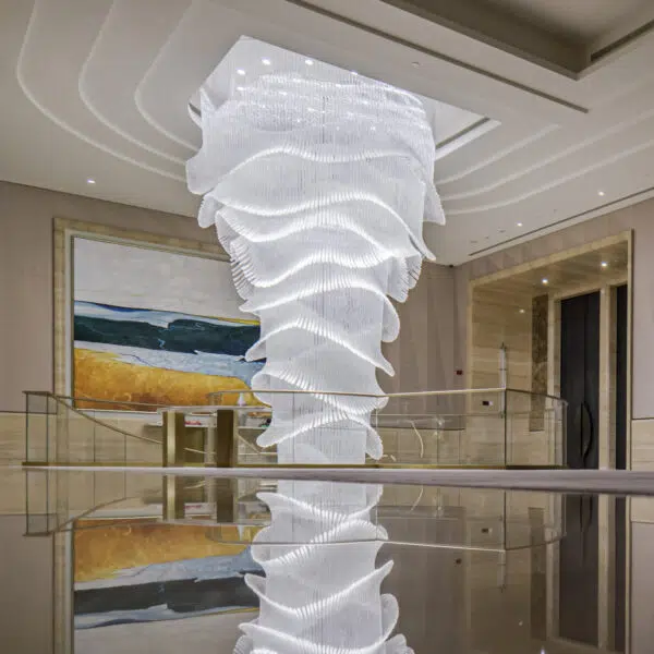 Lighting Sculptures shaped by heritage
