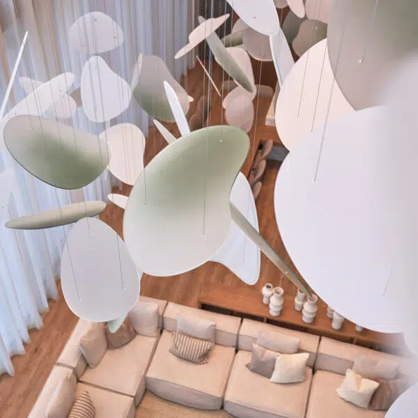 Living Area Installation moving with air