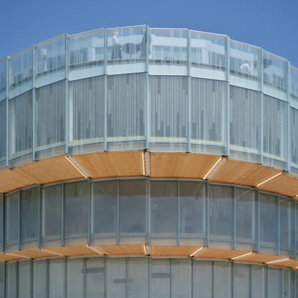 Where stained glass meets contemporary space